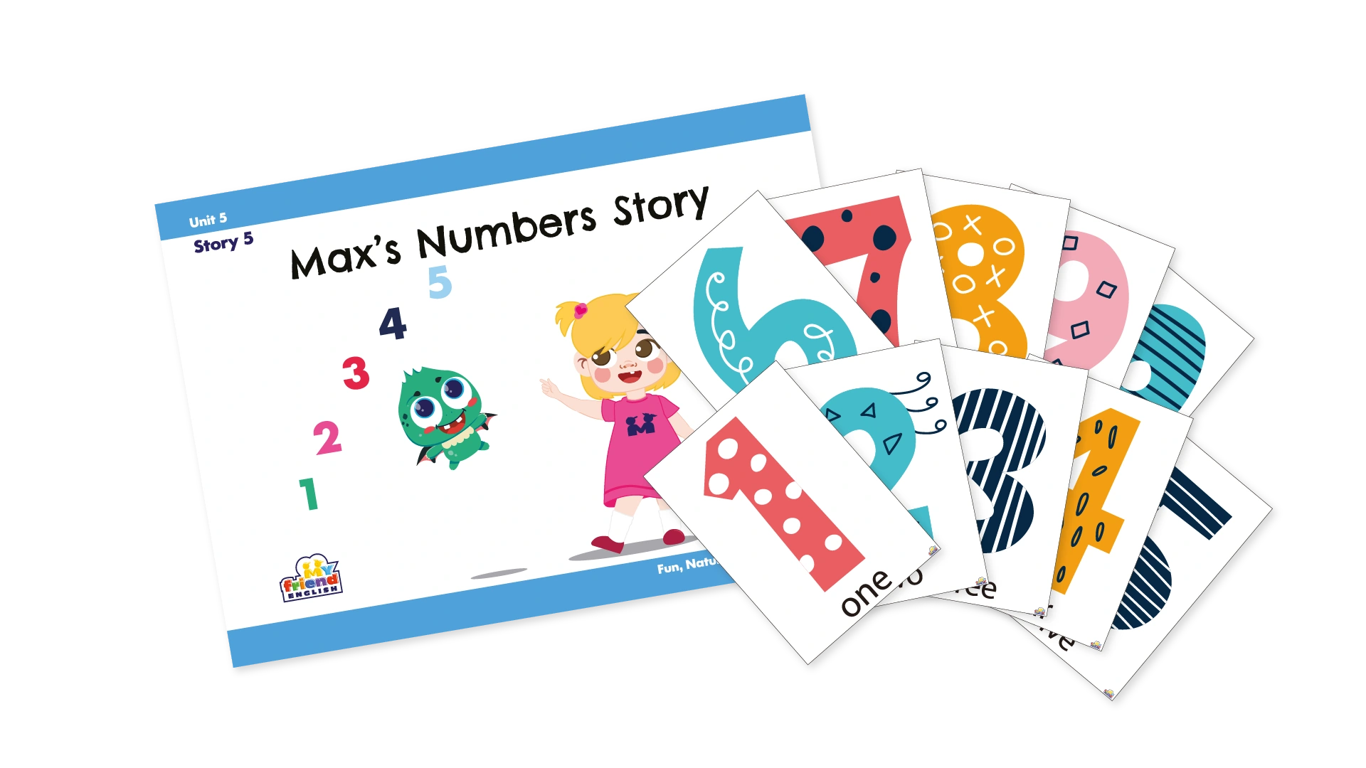 Month 5 Max’s Numbers と数字のフラッシュカード